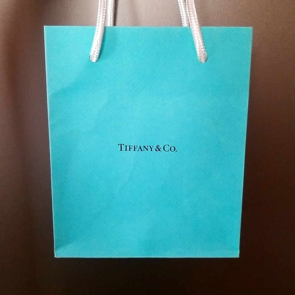 Authentic Tiffany & Co. Gift bag, with I Love You card.